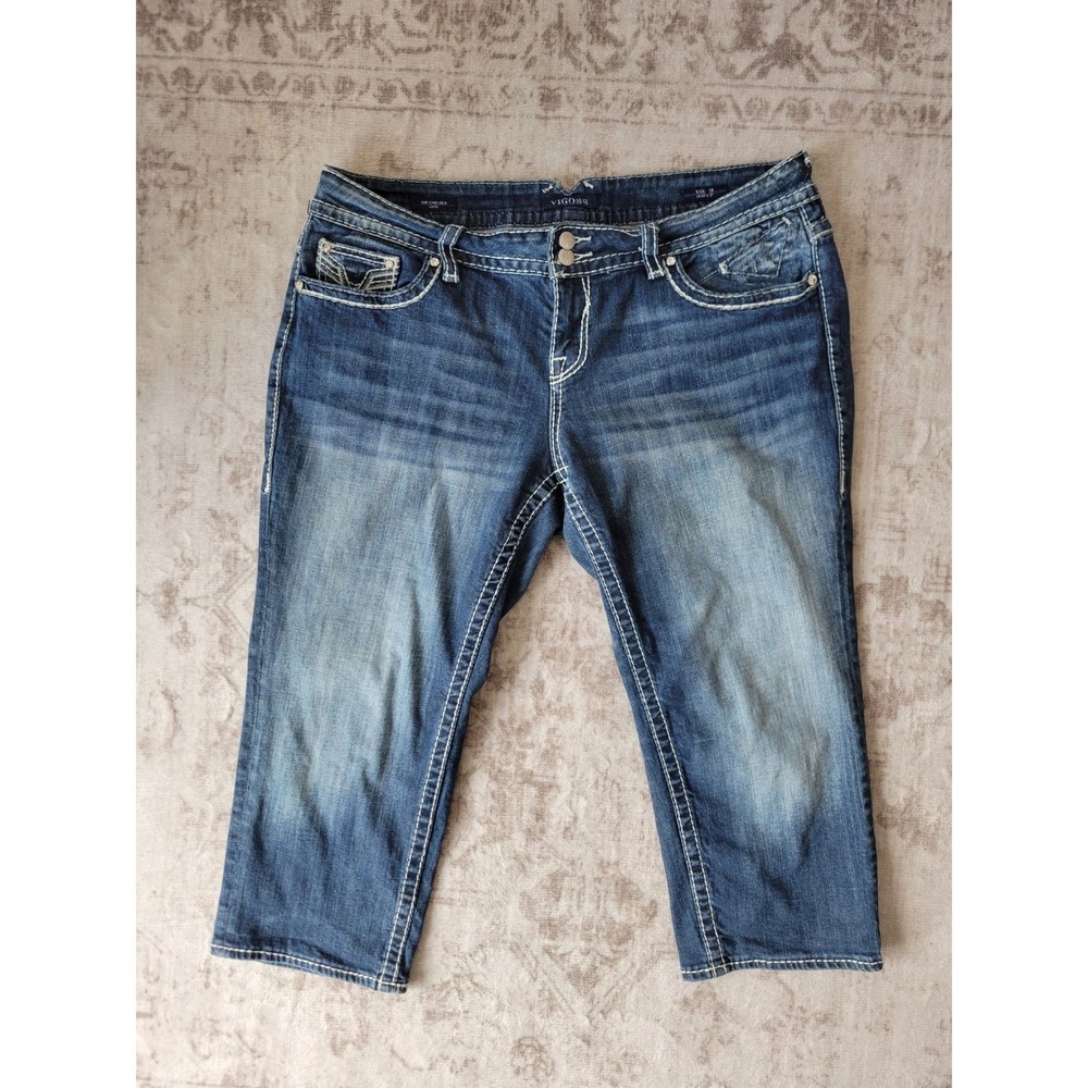 Vigoss The Chelsea Y2K Low Rise Capri Jeans – Women's 18